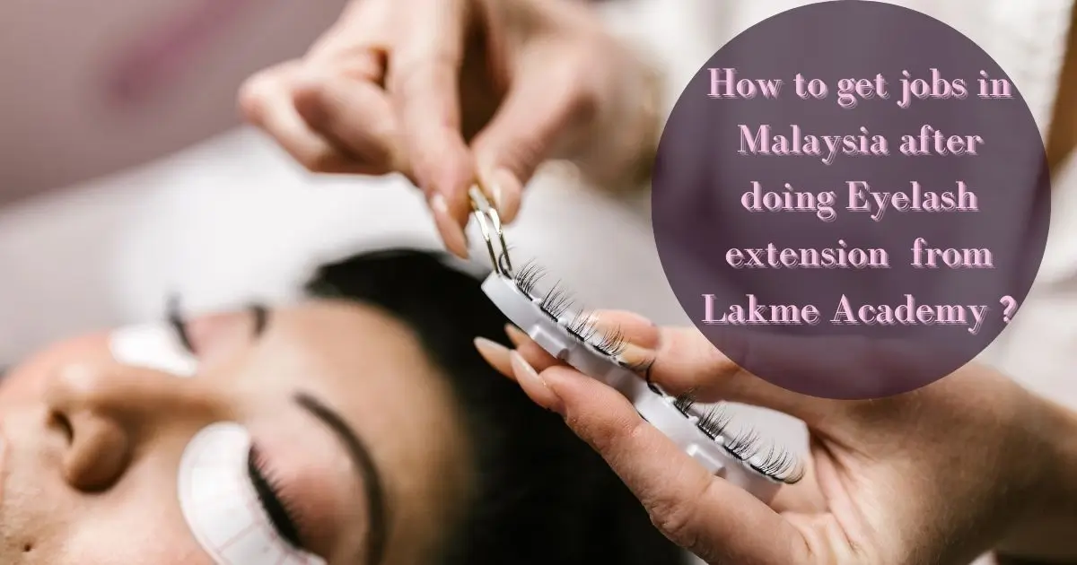 Eyelash extension from Lakme Academy